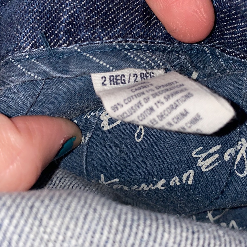 American Eagle low rise boot cut jeans🔴 - Picture 8 of 8